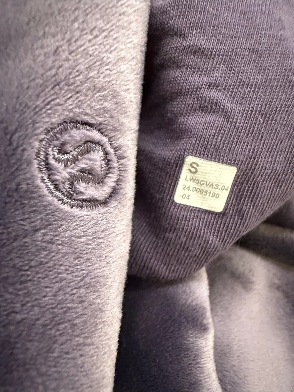 Lululemon Scuba Mid rise Wide Leg Purple Velvet Pant | Size Small, 30” Inseam